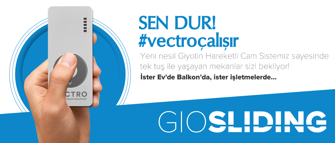 Giyotin, Hareketli Isı Camlı Cam Balokon Kapama Sistemleri - Vectro Glass Balcony