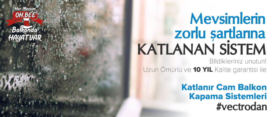 Katlanır Cam Balkon Sistemleri - Vectro Glass Balcony