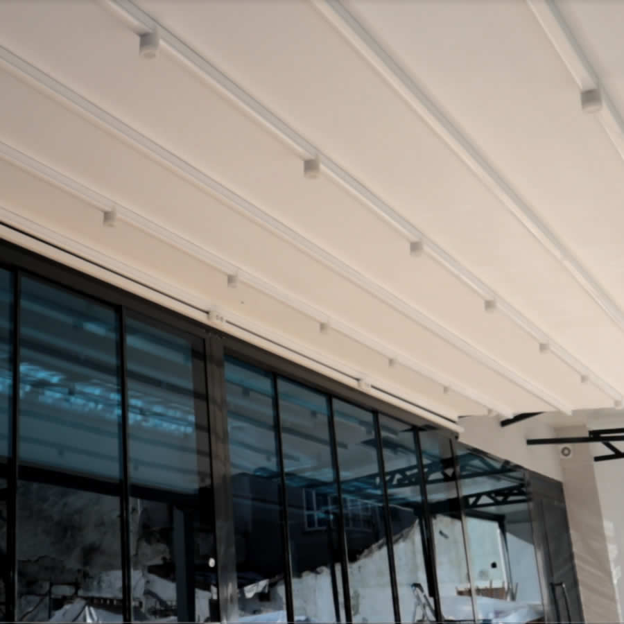 Kış Bahçesi, Hareketli pergola tente, sabit tavan Cam Kapama Sistemleri - Vectro